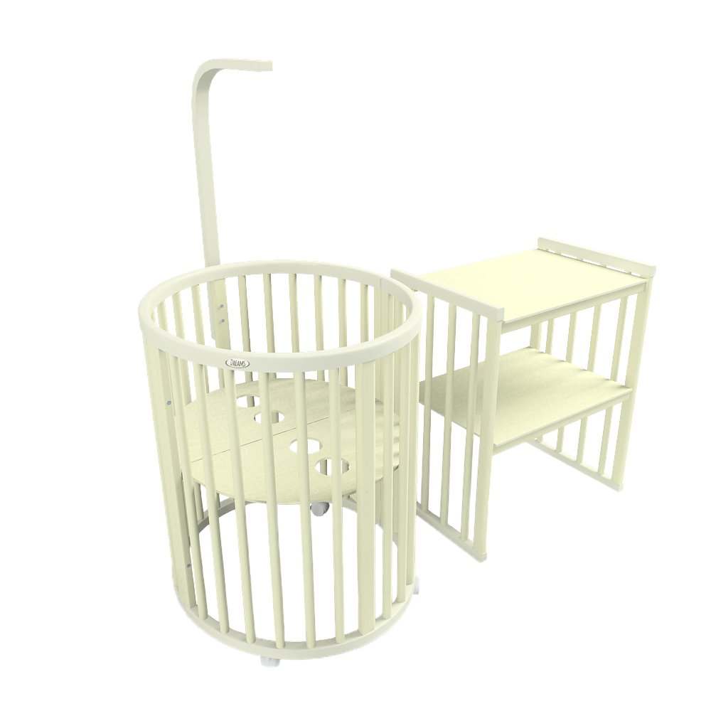 Кроватка-трансформер «Dreams 8в1 Премиум» Слоновая кость