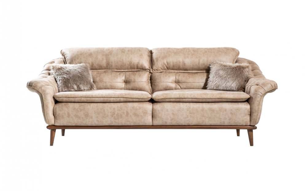 Диван 3х местный «Lexus» без спального места Бежевый