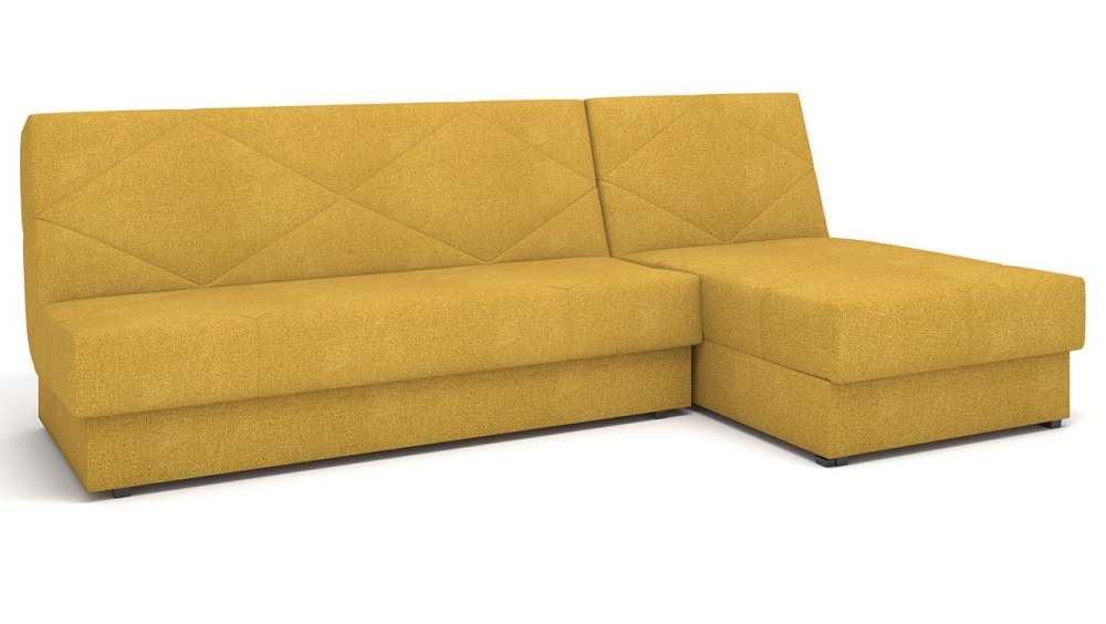 Угловой диван «Невада» Рогожка Twist Yellow