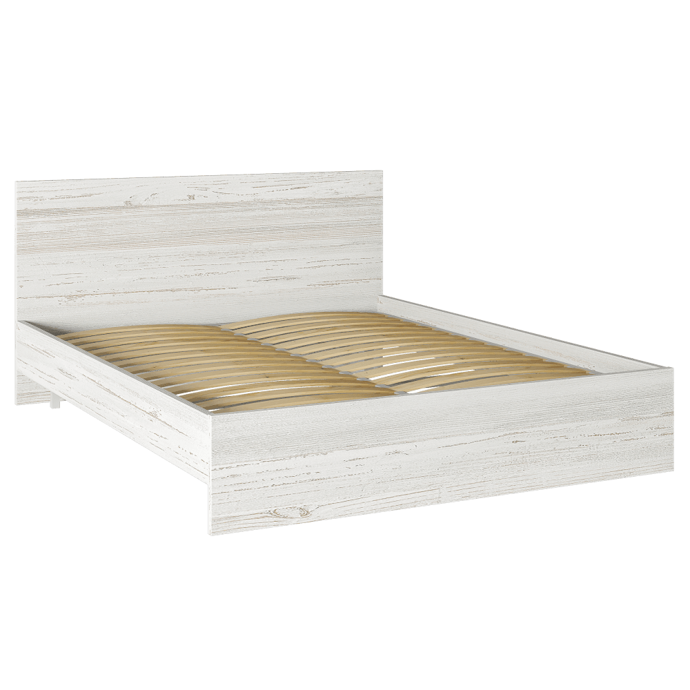 Кровать без ламелей и опор КД-042K (2000x1400) сосна винтер