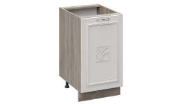 Шкаф напольный с декором «Сабрина» Н_72-45_1ДР(Д) Кашемир