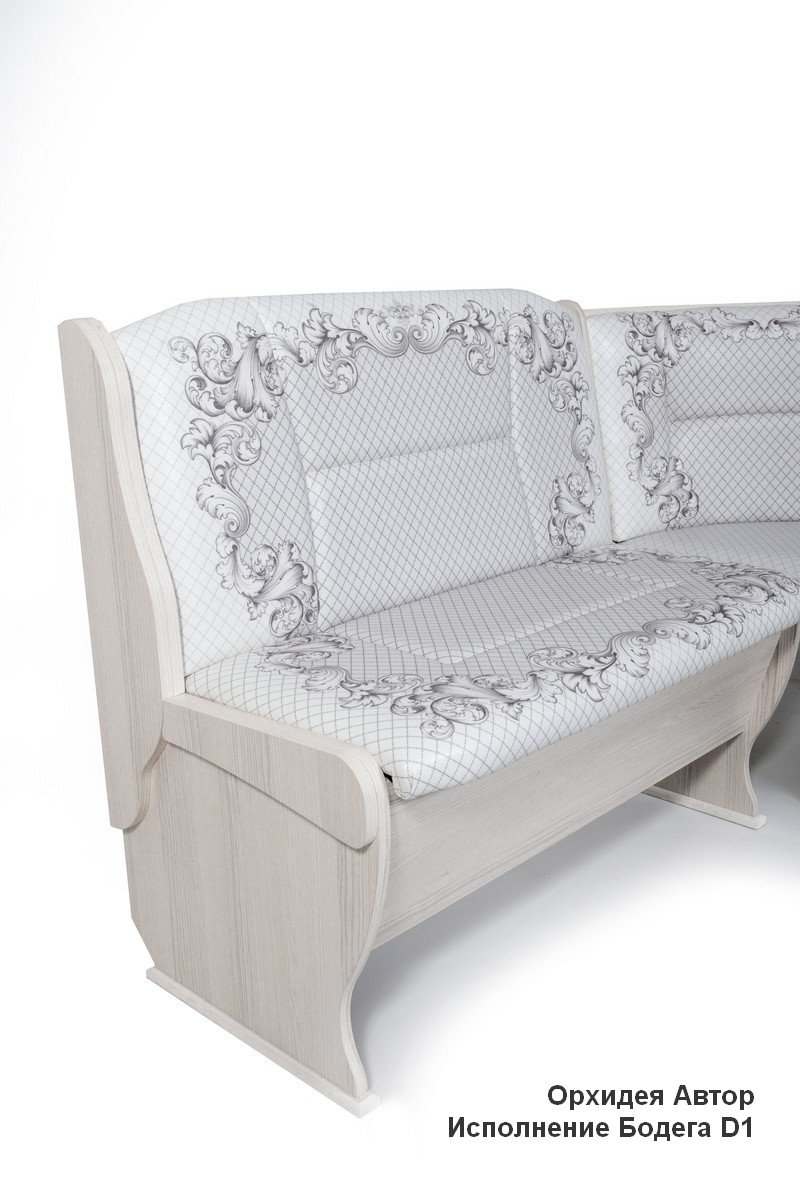 Кухонный уголок «Орхидея» D1 Автор Бодега светлый