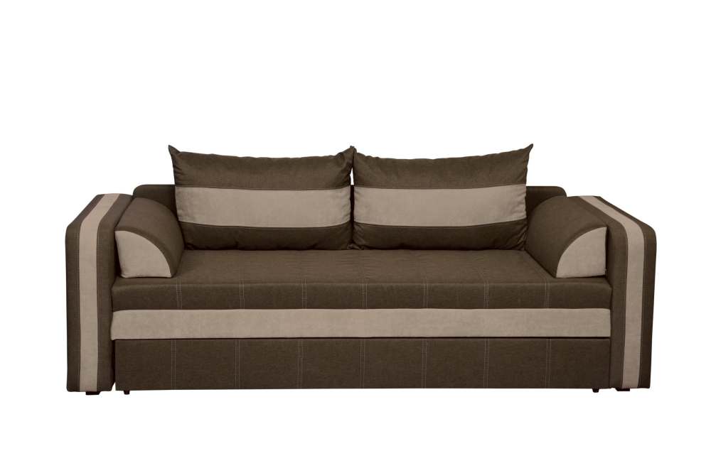 Диван-кровать «Енисей» Жаккард шоколад/Жакард латте