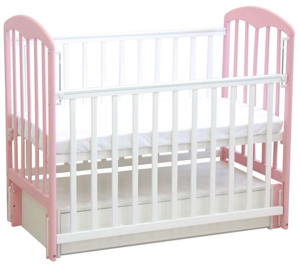 Кровать детская «Фея» 328 белый-магнолия