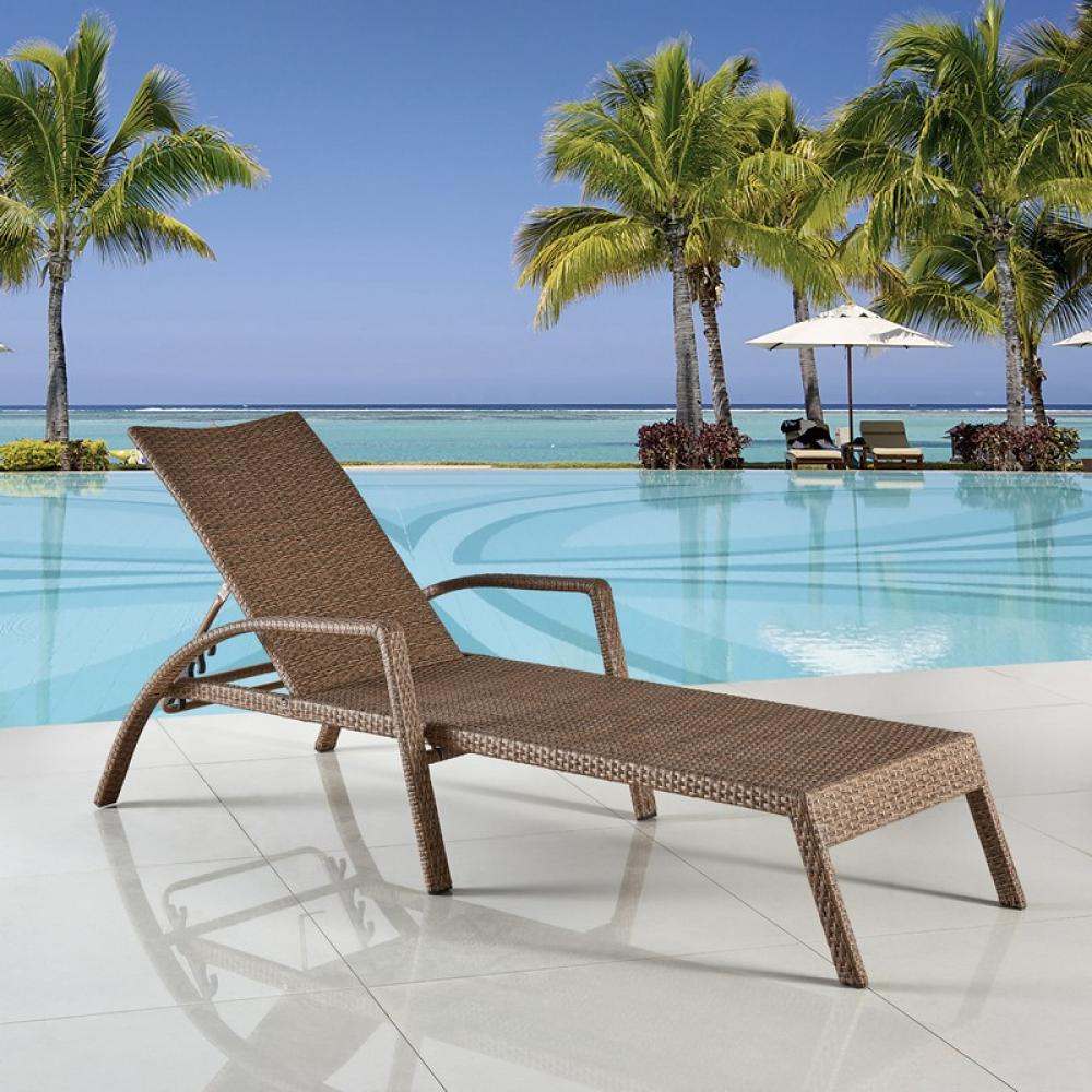 Шезлонг-лежак «A30B» W56 Light Brown