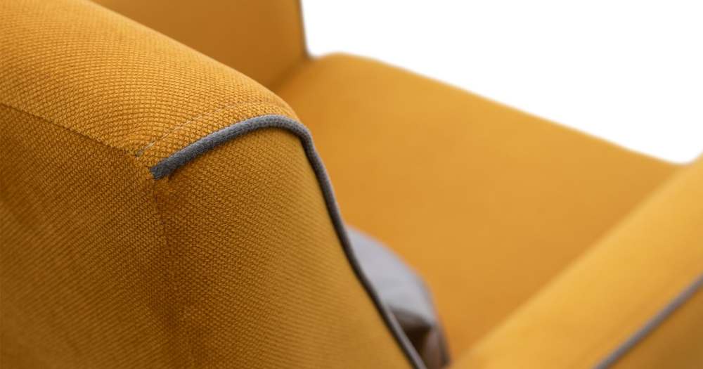 Кресло  «Френсис» ТК 265 Амиго йеллоу золотистый желтый