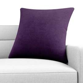 Подушка интерьерная «Cortin» вельвет темно-фиолетовый