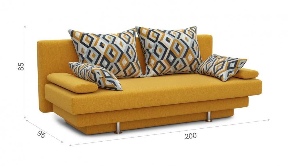 Диван прямой «Вика» размеры