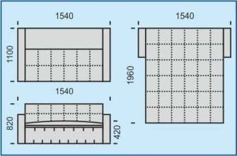 Диван «Вери» 1.25 + Задняя панель