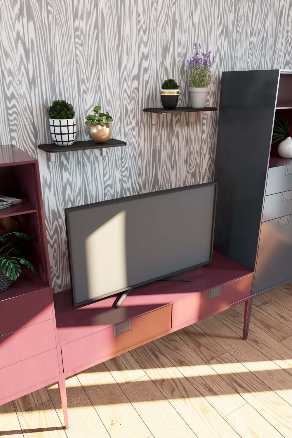 Комплект полок «Сочи 450» Венге (2 шт) 