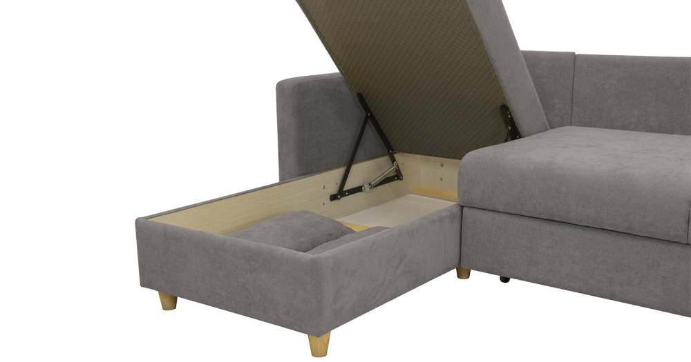 Диван-кровать угловой «Дилан» ТД 269 Лаунж 11 тауп
