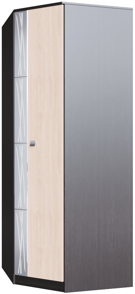 Шкаф угловой «Гамма-15» Венге, 85х210х85 см