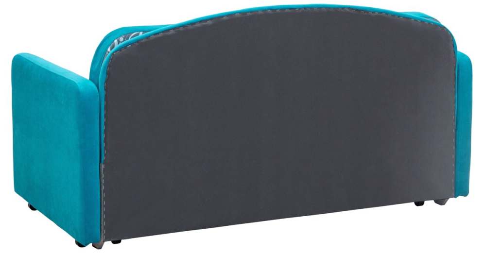 Тахта «Балу» Фибра Чао серый, бирюзовый лайм