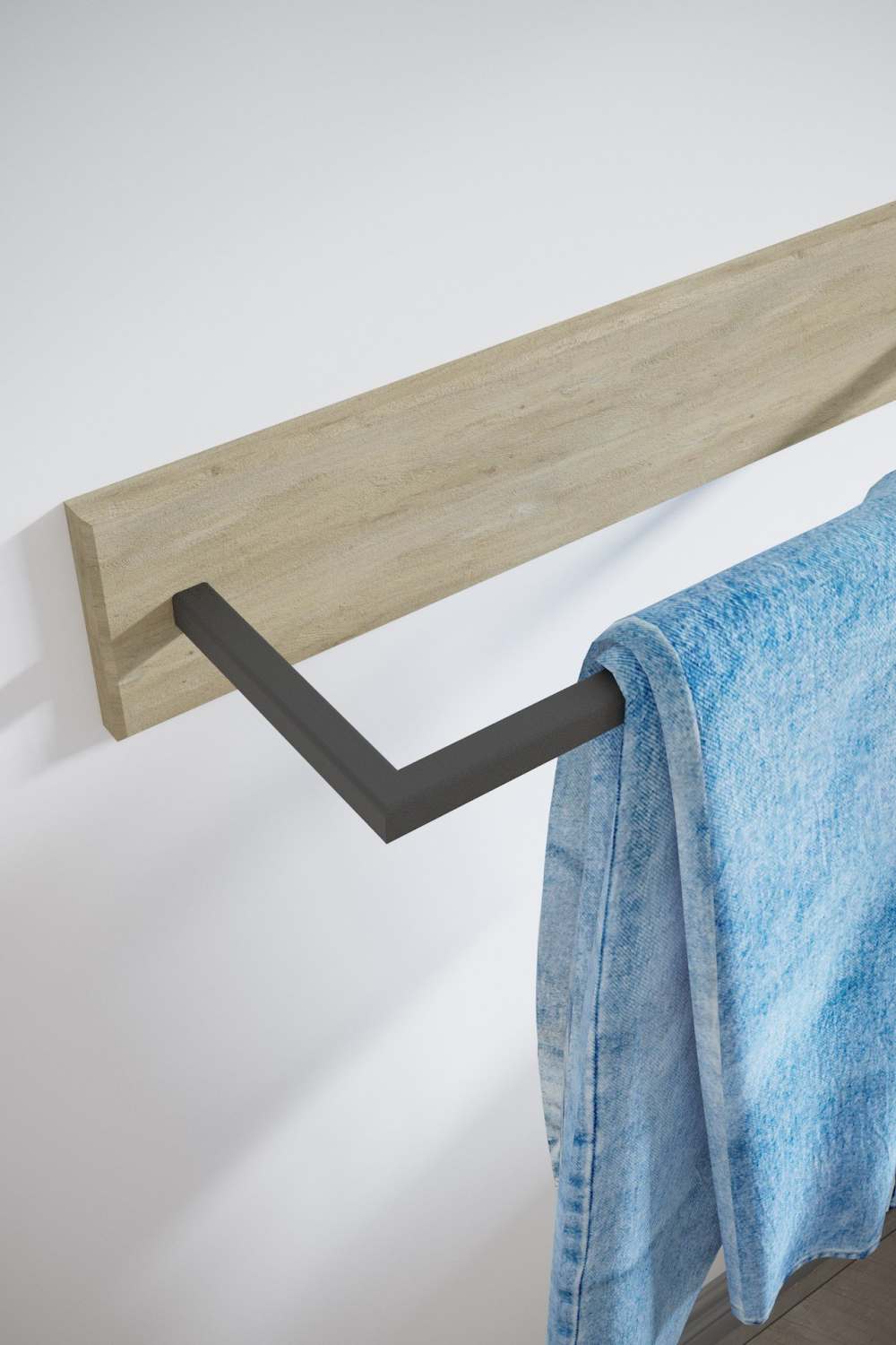 Вешалка настенная 50 «Лори S» Дуб сонома 