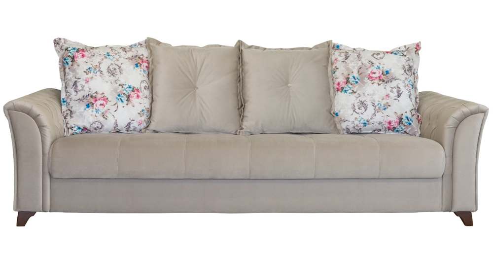 Диван 963 Лекко фог светлый кварцевый серый