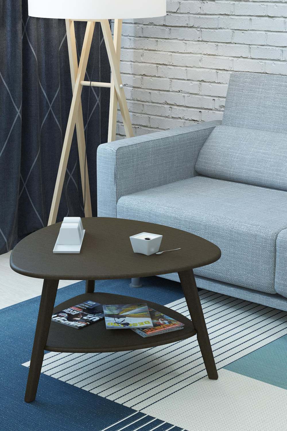 Столик журнальный «Бруклин» венге