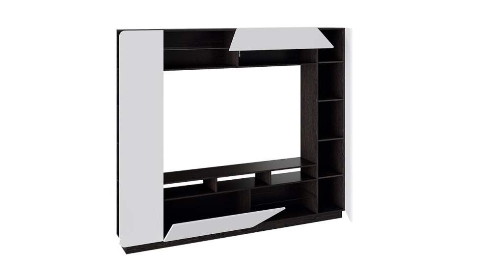 Стенка «Мальта» (Венге Цаво/Белый глянец)