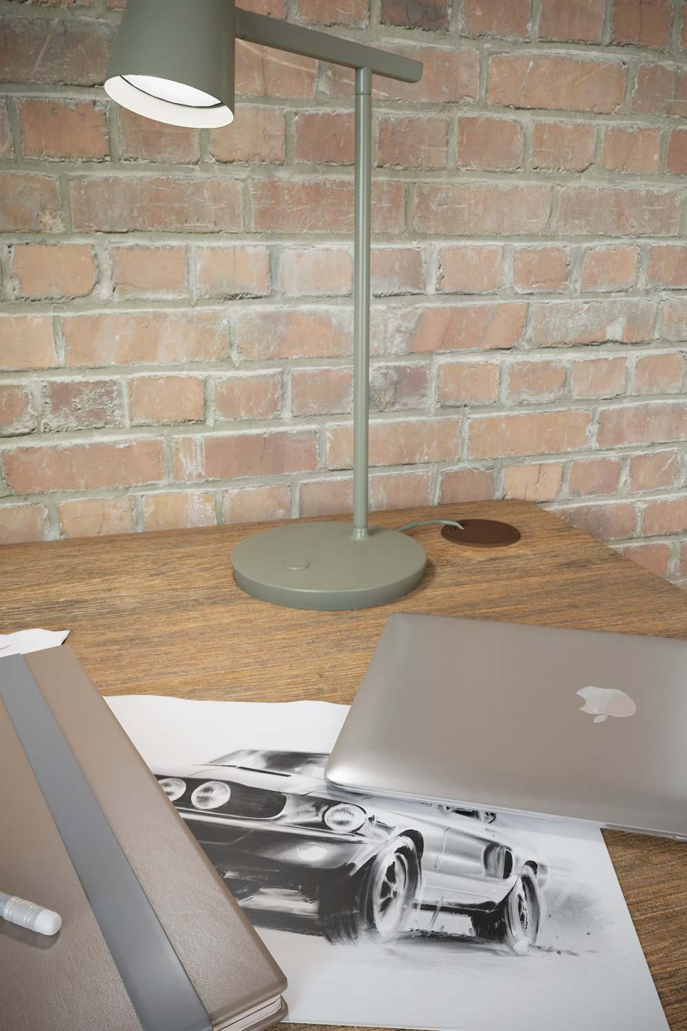 Стол компьютерный «Скилл» МДФ Дуб американский 