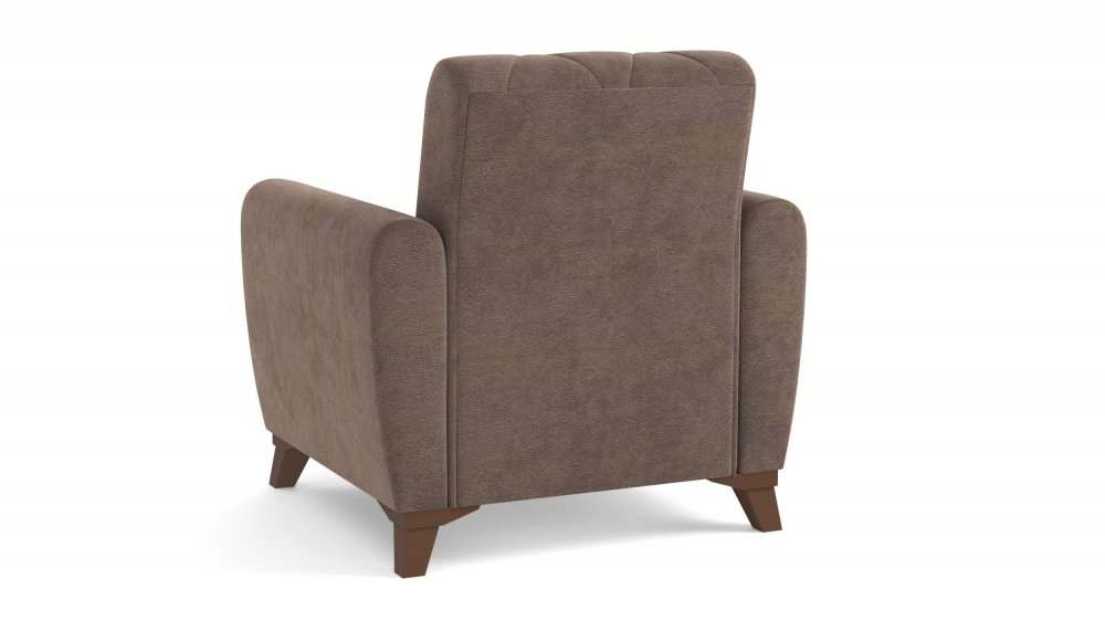 Кресло для отдыха «Эдвин» Велюр прага браун