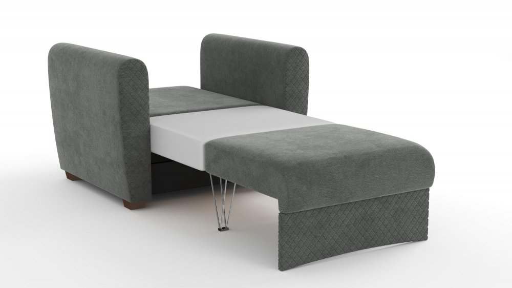 Кресло-кровать «Эдвин» Велюр прага дым