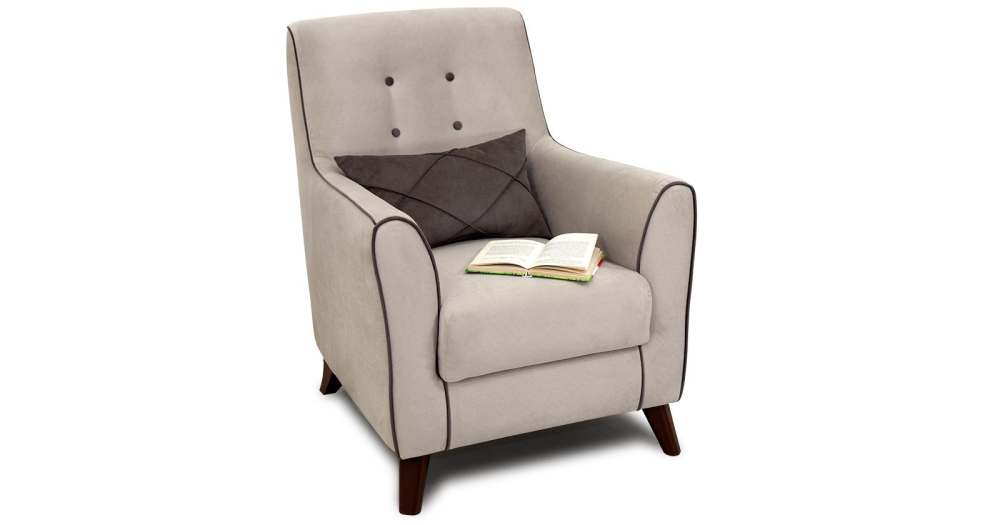 Кресло «Френсис» крем серо-бежевый