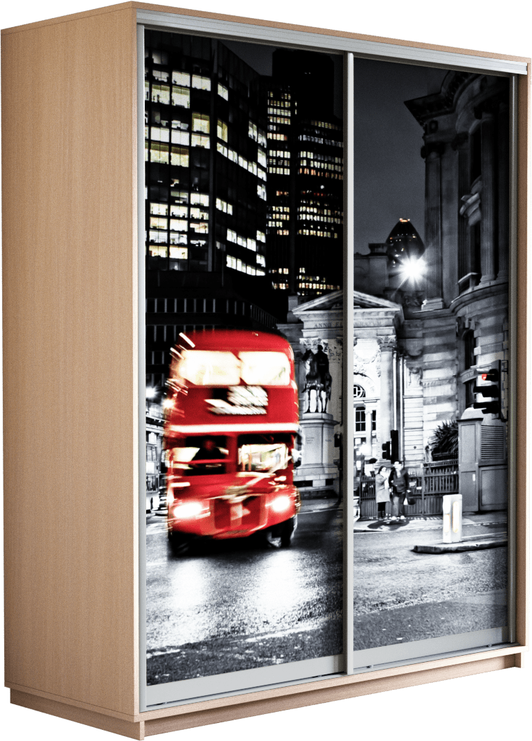 Ночной Лондон/Дуб молочный