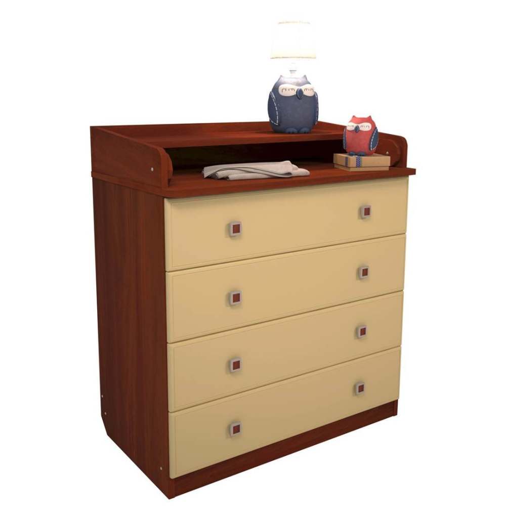 Комод «Фея» 2580 орех-лимонный