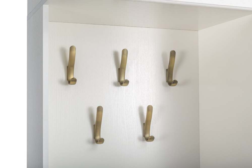 Модульная прихожая «Ливерпуль» Белый/Ясень ваниль