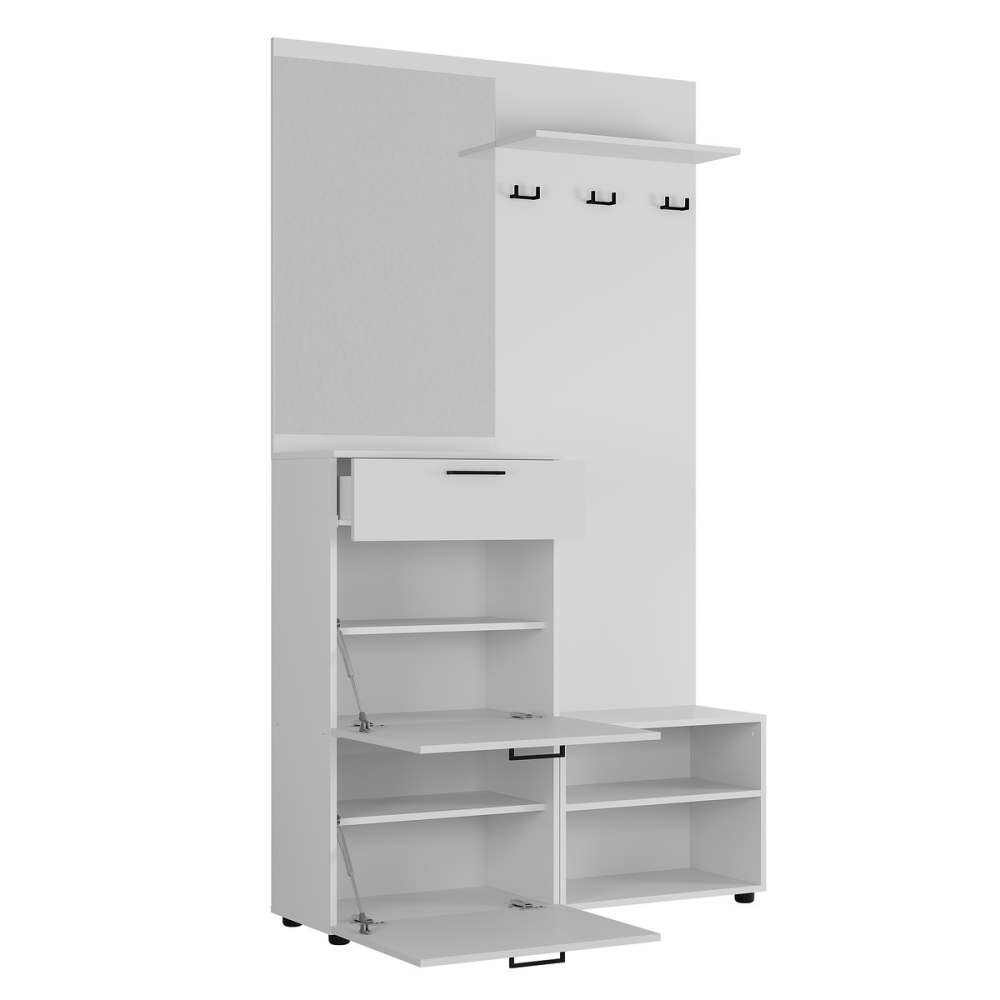 Мини-прихожая «Монтана» Белый/Белый гладкий