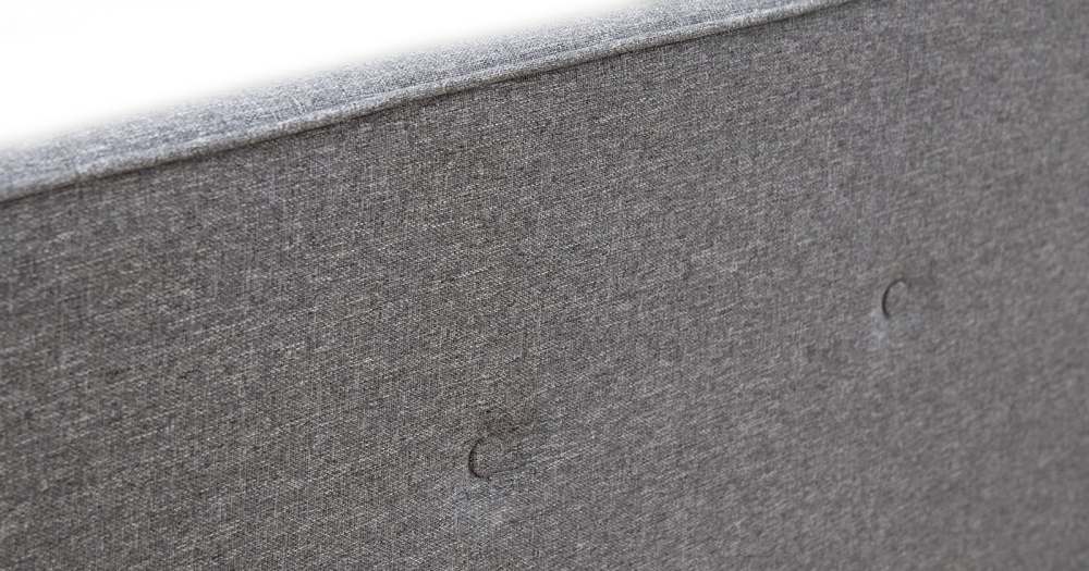 Интерьерная кровать «Илона» Ролан 16/1 рогожка серый