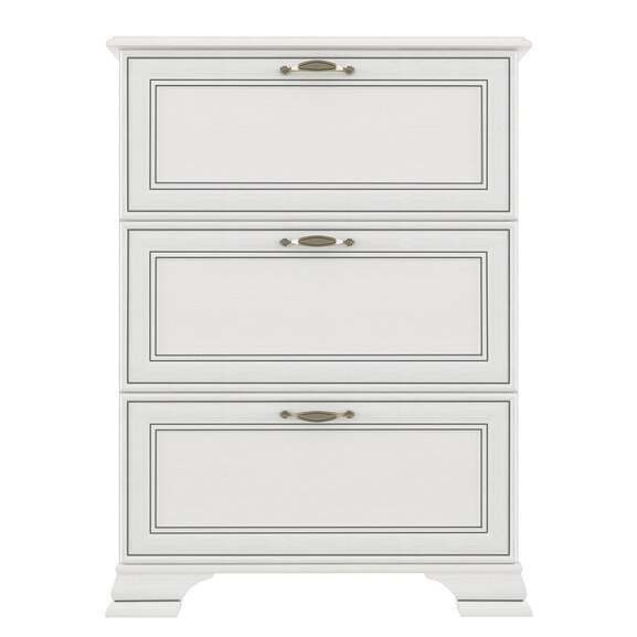 Тумба для обуви «Тиффани» 3D Вудлайн кремовый