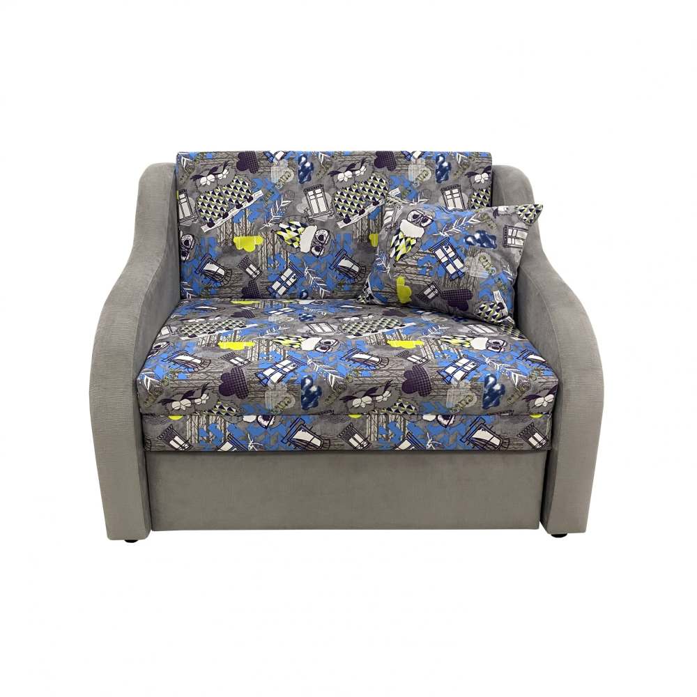 Детский диван «Юниор 1.1» Филин деним/Витал дав