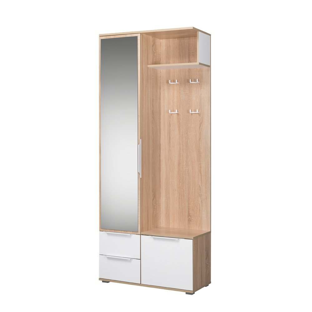 Шкаф комбинированный 10.14 «Куба» Дуб сонома, глубина 38 см