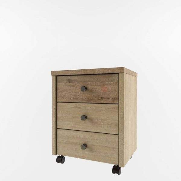 Тумба «Дизель» 3S/D1 Дуб мадура/Веллингтон, 45.8x57.6x36.3 см