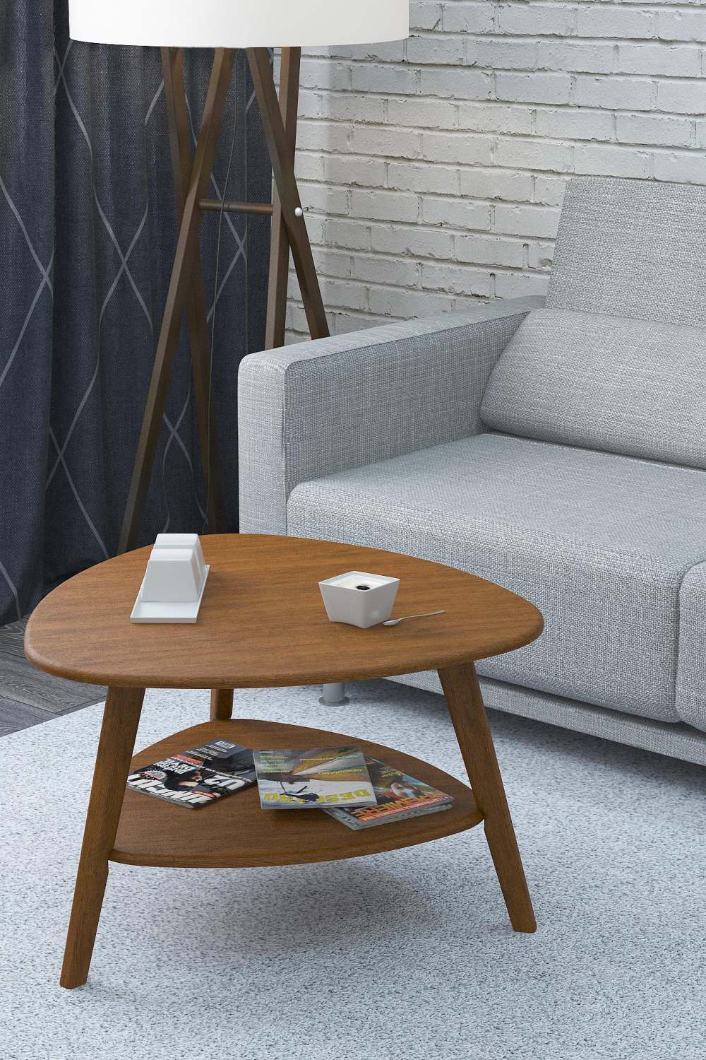 Столик журнальный «Бруклин» Орех