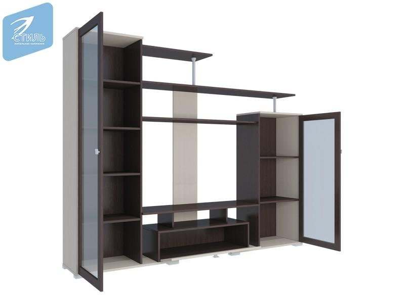 Стенка в гостиную «Соло-5 Венге/Дуб молочный