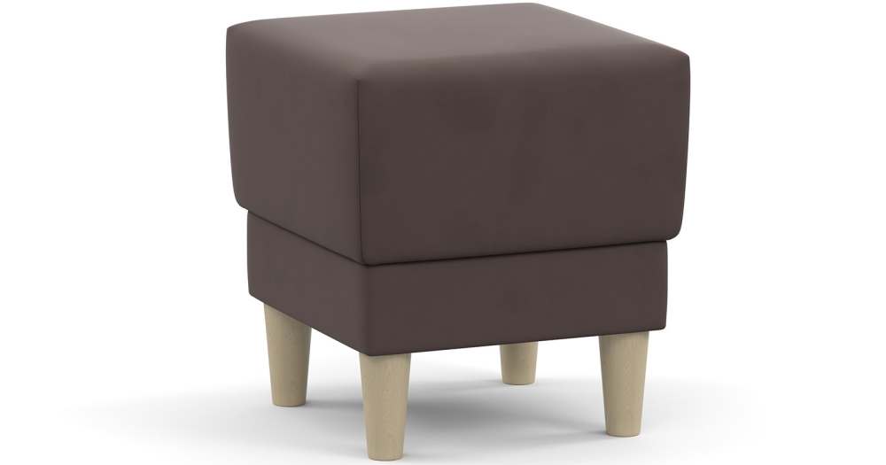 Пуф «Айрин» ТП 323 Велутто 36 шоколадный