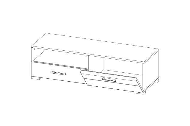 Тумба ТВ «Сити» RTV 1D1S P/TYP02