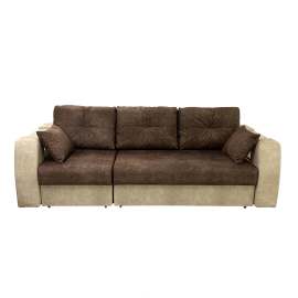 Диван Эмилия дарк браун/милк, размер: 242x100x92 см