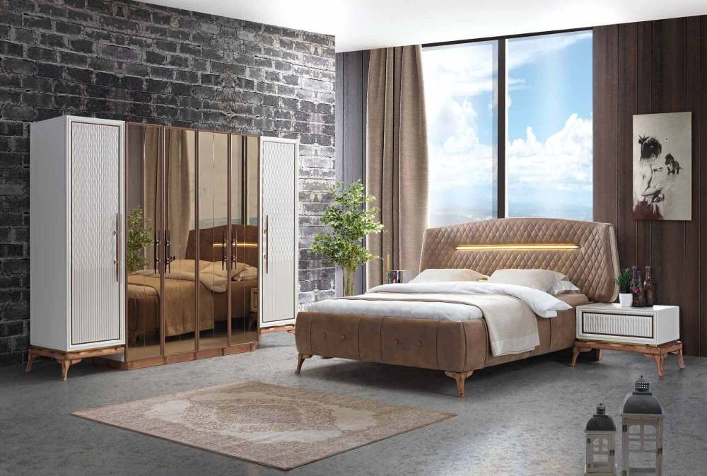 Кровать 160х200 см «Quatro» Бежевый