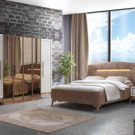 Кровать 160х200 см «Quatro» Бежевый