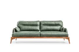 Диван 3х местный «Tetra» без спального места Зеленый