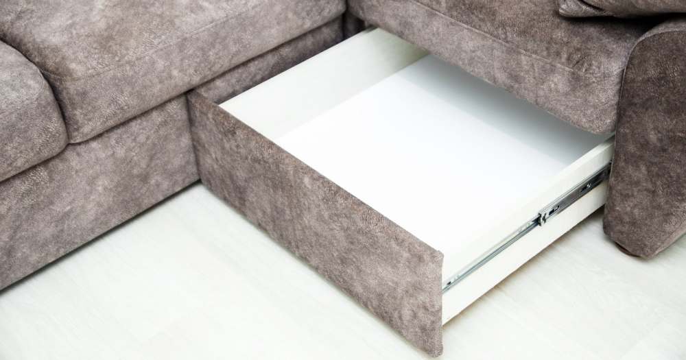 Диван угловой «Фламенко» Кортекс ява серо-коричневый