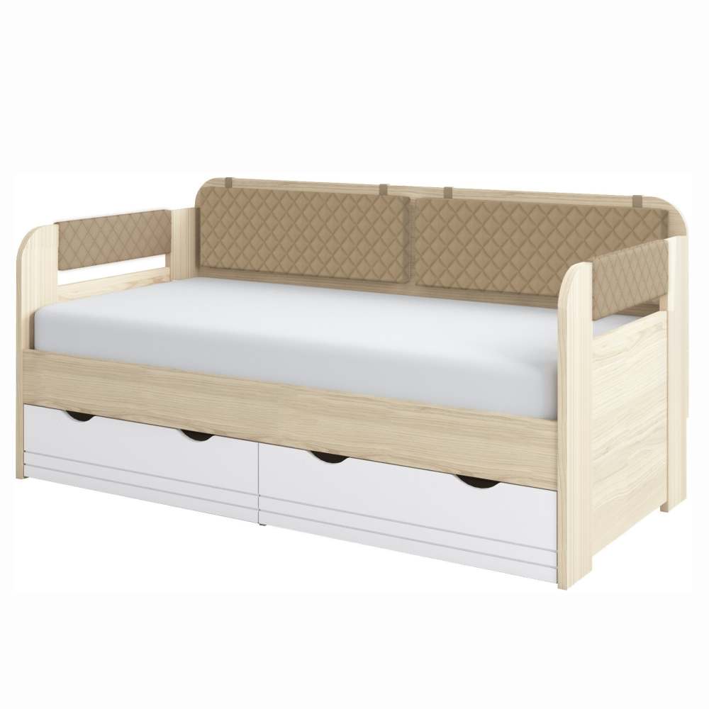 Кровать-тахта «Стиль» 800.4, Кофе с молоком