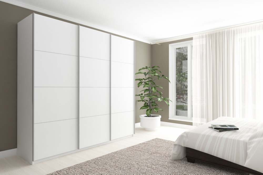 Шкаф-купе 3-х дверный ДСП, ширина 1180/210х230 см