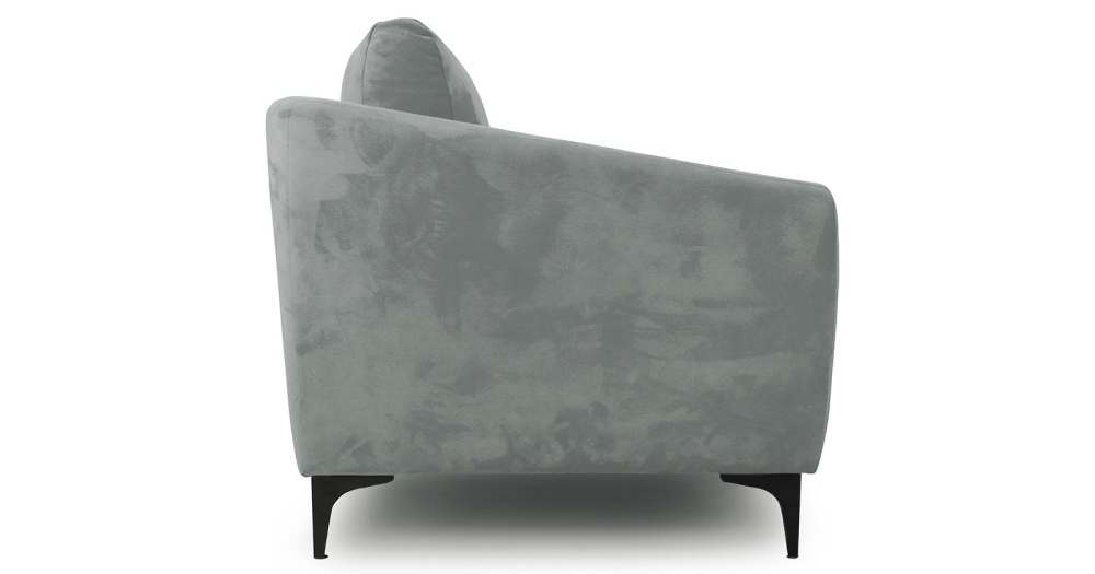 Диван двухместный «Дана» Посейдон грей серый