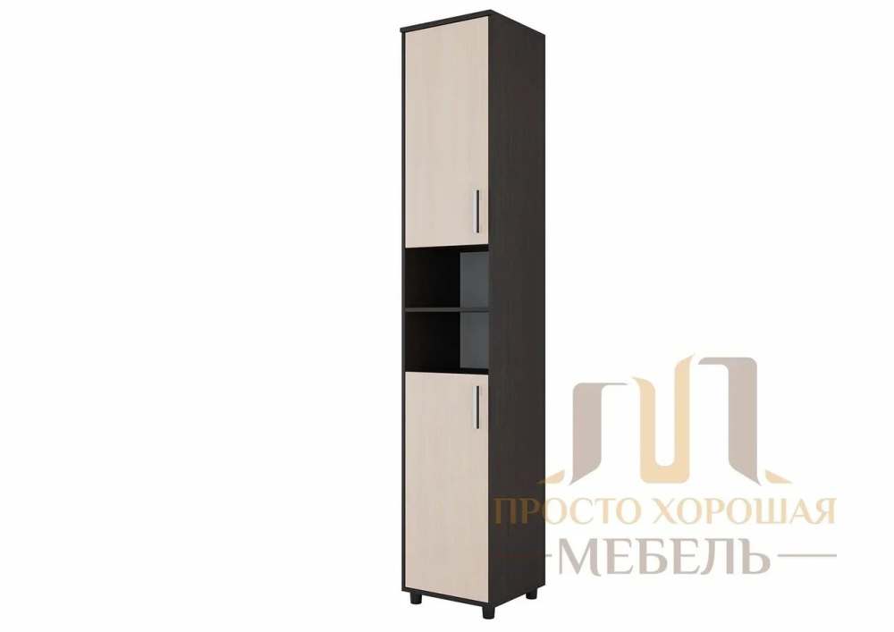 Пенал «2» Дуб Венге/ Дуб Млечный, высота 215 см