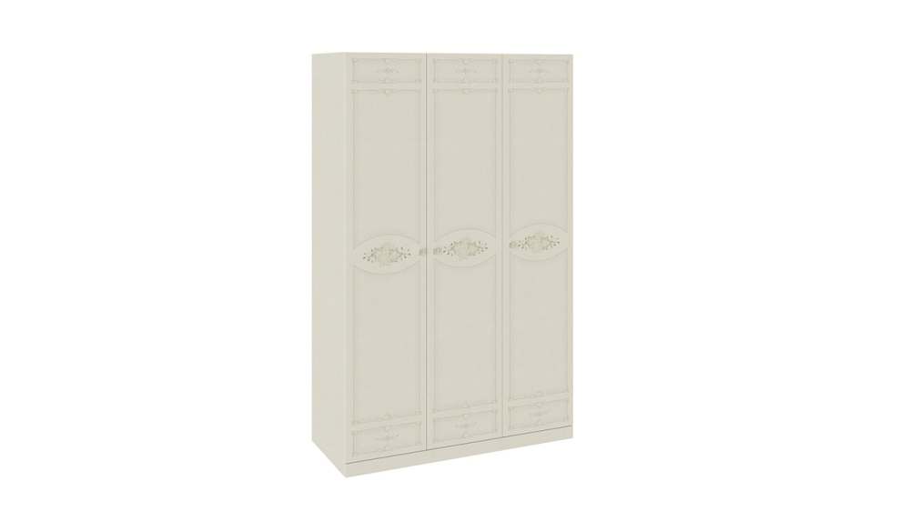 Шкаф для одежды и белья «Лорена» с 3-мя глухими дверями