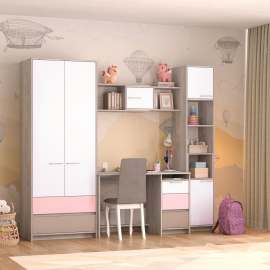 Детская «Зефир» Дуб эльза/розовый