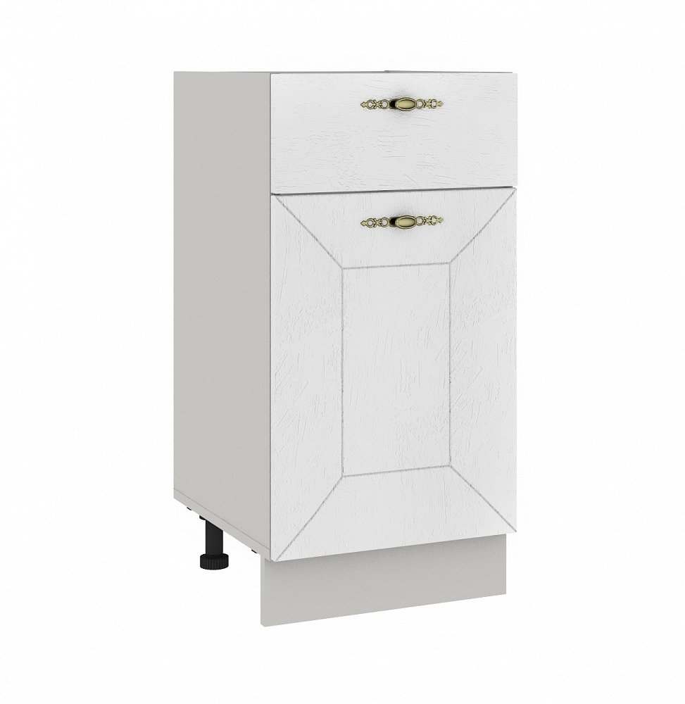 Шкаф кухонный комбинированный «Винтаж» 400 Белый лофт